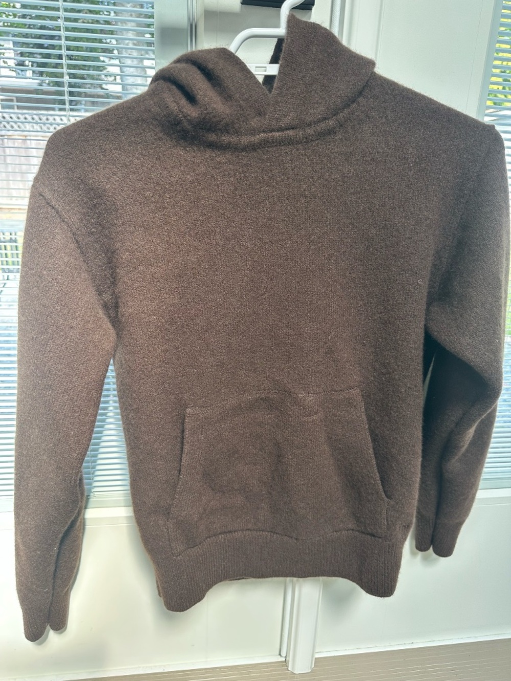 TNA Chocolate Brown Cashmere Sweater